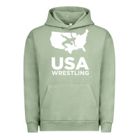 Pigment Oil Green usa power united states Urban Hoodie - PixelFlow
