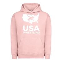 Pigment Salmon usa power united states Urban Hoodie - PixelFlow
