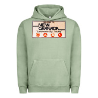 Pigment Oil Green welcome to new granada! Urban Hoodie - PixelFlow