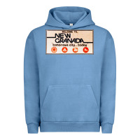 Pigment Pebble Blue welcome to new granada! Urban Hoodie - PixelFlow