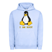Pigment Grape Ice Linux Mascot Tux the Penguin I Am Root TShirt Men Women Kids Urban Hoodie - PixelFlow