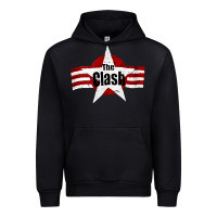 Black Old Rock 1976 Clash Urban Hoodie - PixelFlow