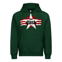 Forest Green Old Rock 1976 Clash Urban Hoodie - PixelFlow