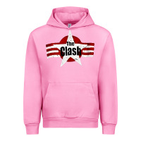 Fuchsia Pink Old Rock 1976 Clash Urban Hoodie - PixelFlow