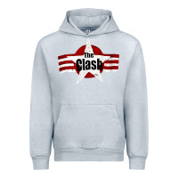 Heather Grey Old Rock 1976 Clash Urban Hoodie - PixelFlow