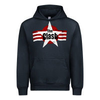 Navy Old Rock 1976 Clash Urban Hoodie - PixelFlow