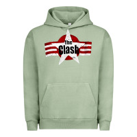 Pigment Oil Green Old Rock 1976 Clash Urban Hoodie - PixelFlow