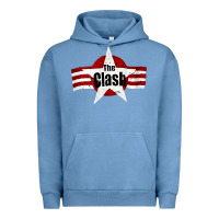 Pigment Pebble Blue Old Rock 1976 Clash Urban Hoodie - PixelFlow