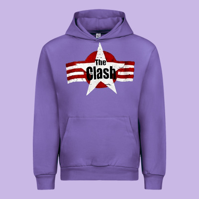 Old Rock 1976 Clash Urban Hoodie Designed By Pixelflow