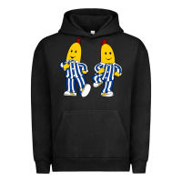 Pigment Black bananas double Urban Hoodie - PixelFlow