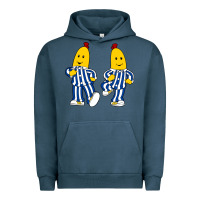 Pigment Midnight Navy bananas double Urban Hoodie - PixelFlow