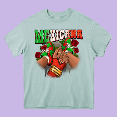 Mexicana Sneakers Heavy Core Tee Designed By Ranaportraitstore