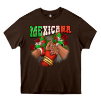 Chocolate Brown Mexicana sneakers Heavy Core Tee - RanaPortraitStore