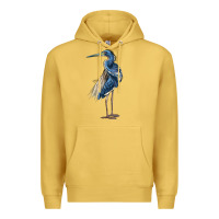 Antique Gold Louisiana Heron Premium Hoodie - LillyAllenDesigns