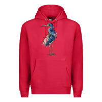 Cardinal Louisiana Heron Premium Hoodie - LillyAllenDesigns