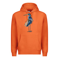 Carrot Louisiana Heron Premium Hoodie - LillyAllenDesigns