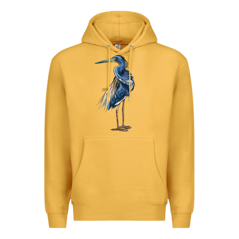 Louisiana Heron Premium Hoodie by LillyAllenDesigns | Teevron