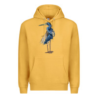 Mustard Louisiana Heron Premium Hoodie - LillyAllenDesigns