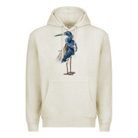 Oatmeal Heather Louisiana Heron Premium Hoodie - LillyAllenDesigns