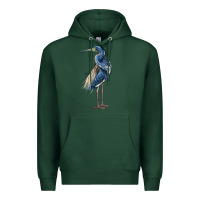 Sports Green Louisiana Heron Premium Hoodie - LillyAllenDesigns