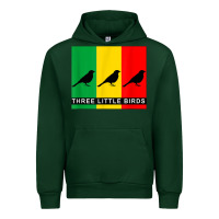Forest Green THREE LITTLE BIRDS Urban Hoodie - PixelFlow