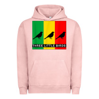 Pigment Salmon THREE LITTLE BIRDS Urban Hoodie - PixelFlow
