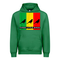 Emerald THREE LITTLE BIRDS Urban Hoodie - PixelFlow