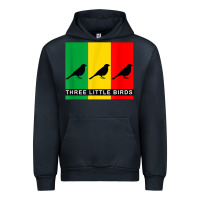 Navy THREE LITTLE BIRDS Urban Hoodie - PixelFlow