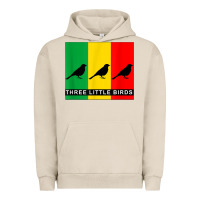 Pigment French Oak THREE LITTLE BIRDS Urban Hoodie - PixelFlow