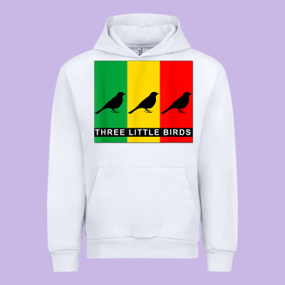 Three Little Birds Urban Hoodie Designed By Pixelflow