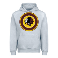 Heather Grey the indian red skins clasic Urban Hoodie - PixelFlow