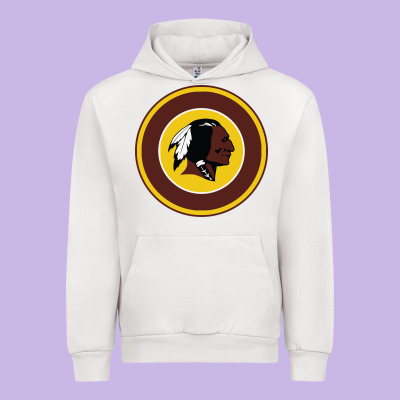The Indian Red Skins Clasic Urban Hoodie Designed By Pixelflow
