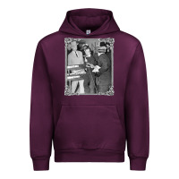 Mauve Wine Lee Harvey Oswald and the Jack Ru Urban Hoodie - PixelFlow