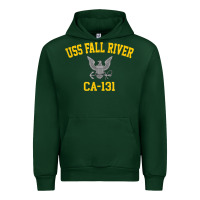 Forest Green uss fall river ca 131 Urban Hoodie - PixelFlow