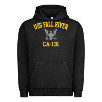 Pigment Black uss fall river ca 131 Urban Hoodie - PixelFlow