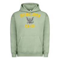 Pigment Oil Green uss fall river ca 131 Urban Hoodie - PixelFlow