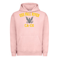 Pigment Salmon uss fall river ca 131 Urban Hoodie - PixelFlow