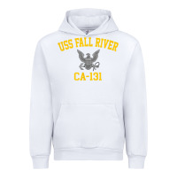 White uss fall river ca 131 Urban Hoodie - PixelFlow
