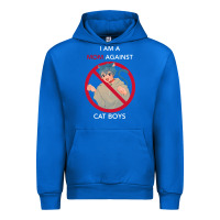 Cobalt i am a mom against cat boys Urban Hoodie - PixelFlow