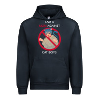 I Am A Mom Against Cat Boys Urban Hoodie | Teevron