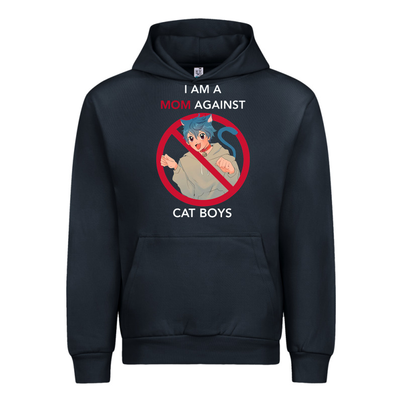 I Am A Mom Against Cat Boys Urban Hoodie by PixelFlow | Teevron