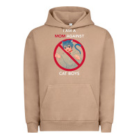 Pigment Burro i am a mom against cat boys Urban Hoodie - PixelFlow