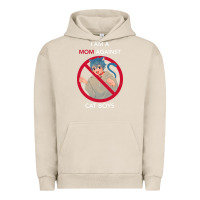Pigment French Oak i am a mom against cat boys Urban Hoodie - PixelFlow
