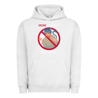 Pigment Lunar Rock i am a mom against cat boys Urban Hoodie - PixelFlow