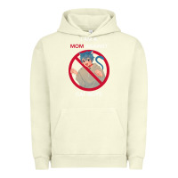 Pigment Pistachio i am a mom against cat boys Urban Hoodie - PixelFlow