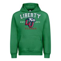 Emerald liberty university flames football lynchburg virginia sparky the eagle Urban Hoodie - PixelFlow