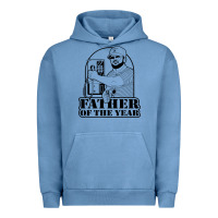 Pigment Pebble Blue Gary Plauche Urban Hoodie - PixelFlow