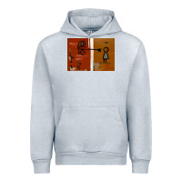 Heather Grey It’s Always Sunny Painting Urban Hoodie - PixelFlow