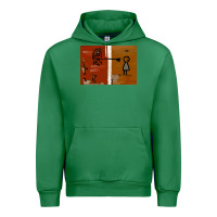 Emerald It’s Always Sunny Painting Urban Hoodie - PixelFlow