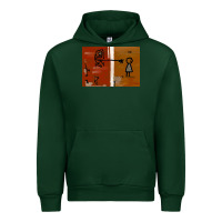 Forest Green It’s Always Sunny Painting Urban Hoodie - PixelFlow